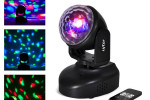 GŁOWA RUCHOMA LED 6 x 3W RGB MIX KOLOR + PILOT