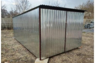 Garaż blaszak z montażem 3x5