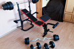 NOWA FULL SIŁOWNIA 120kg Ławka Modlitewnik Gryf
